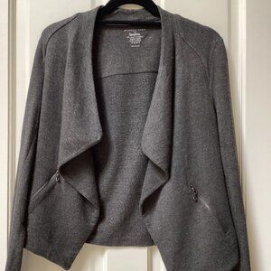 Neiman Marcus gray jacket, top, size medium